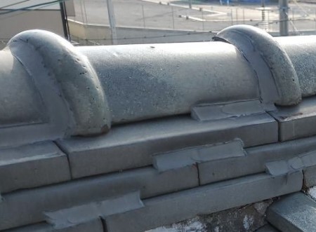 棟瓦　ラバーロック工法　正しい施工方法